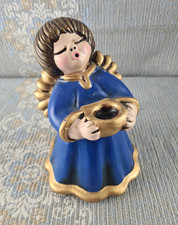 Bozener Engel Thun -Kerzenhalter -Engel mit Swiss Reuge Spieluhr Stille Nacht