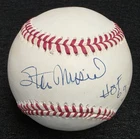 STAN MUSIAL Signed HALL OF FAME 1969 Official Baseball-ST. LOUIS CARDINALS-PSA