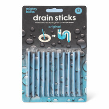 12 x drain sticks odour remover drains drain clear cleaner deodorizer cleaning