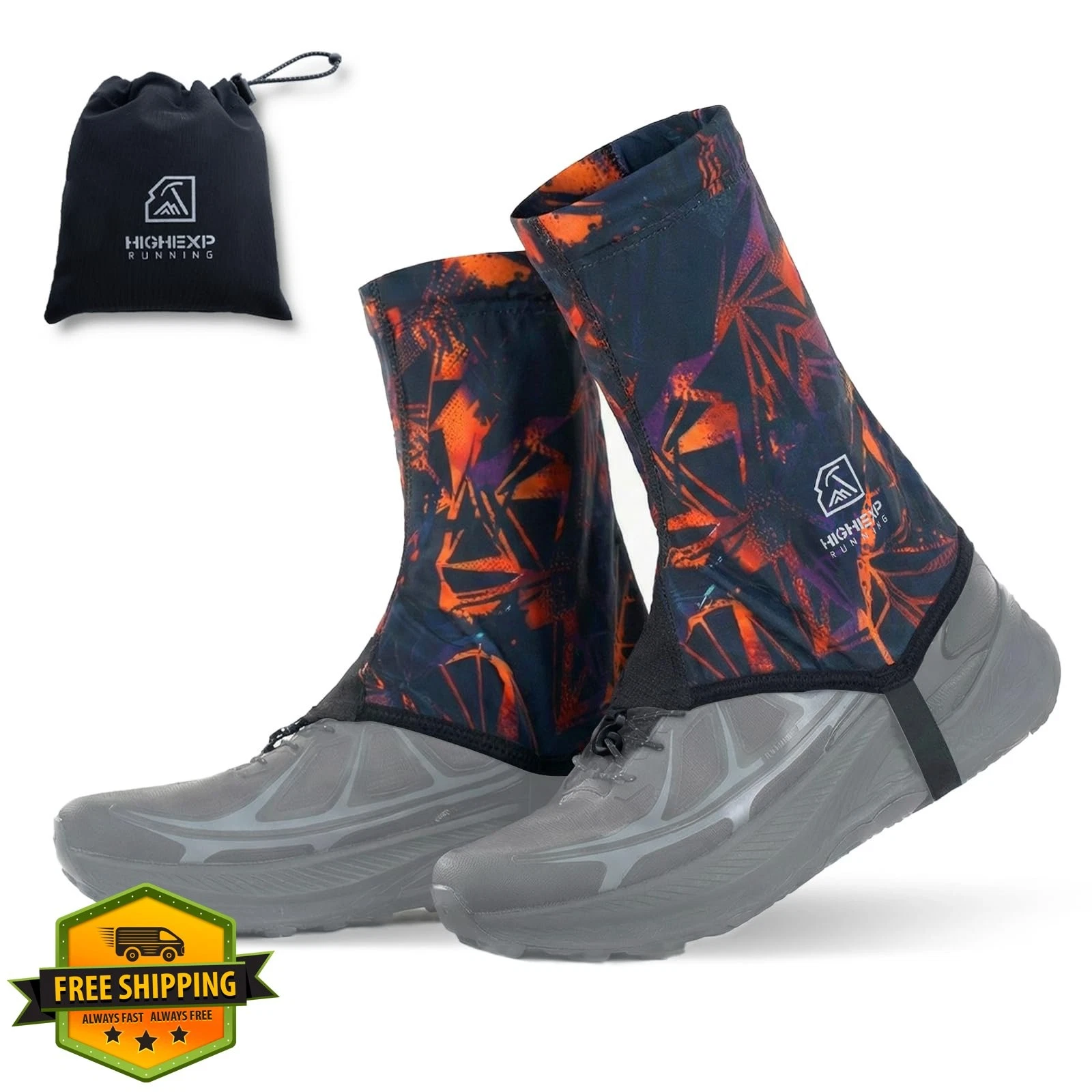 HIGH EXPERIENCE Trail Gaiters Low Ankle Hiking Breathable Sandproof Adjustable
Opens in a new window