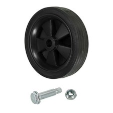 4,5" Luftkompressor-Rad Universelle Ersatzteile mit 0,5" Dmr, Schwarz 1stk