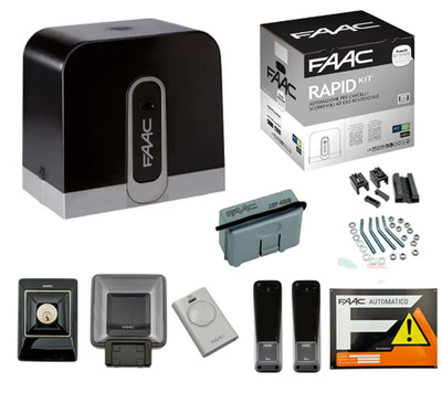 FAAC C720 RAPID KIT SAFE 400kg 24v 1059995 Sliding Gate Automation