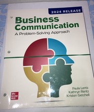 Business Communication A Problem-solving Approach 2024 Release Paula Lentz Business Communication A Problem-solving Approach 2024 Release Paula Lentz