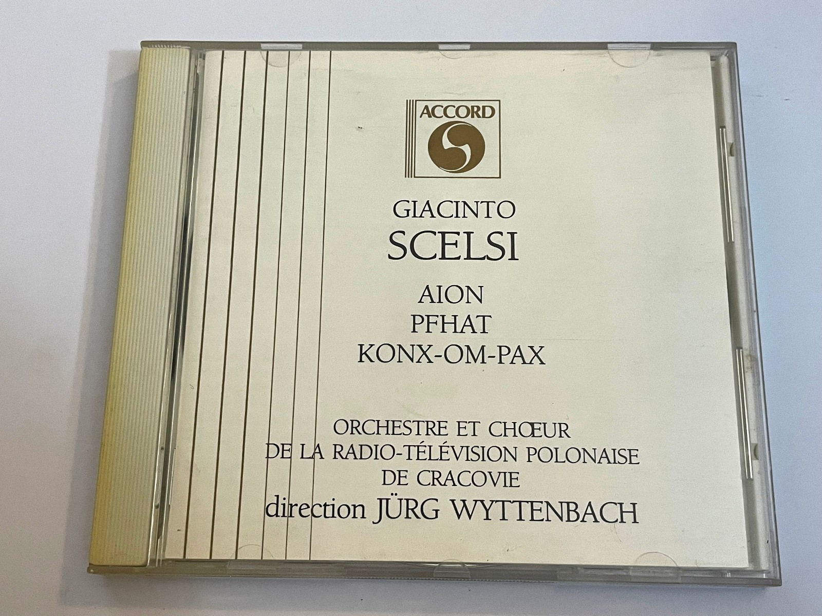 Giacinto Scelsi - Aion / Pfhat / Konx-Om-Pax (CD 1988)