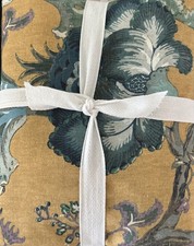 Pottery Barn Dahlia Floral Duvet Cover Full/ Queen Yellow No Shams New