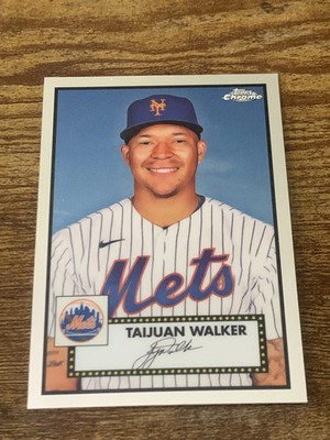 2021 Topps Chrome Platinum Anni. Taijuan Walker #489 New York Mets