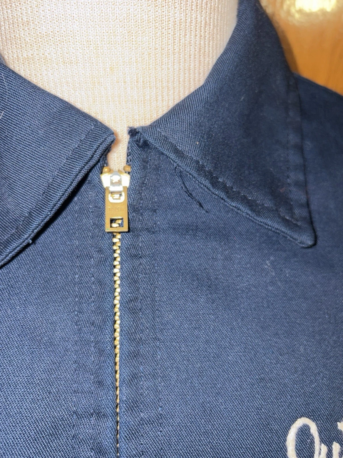 Vintage Universal Overall M&M Mars Work Jacket Mens Medium Navy Talon Zip Union image 4