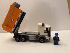 LEGO CITY: Garbage Truck (60118) - Partial Build Missing Pieces, 1 Minifigure