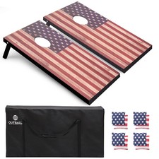 Cornhole Set 4x2 Regulation Size Corn Holes Outdoor Game Cornhole Boards Bean...