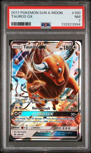 Tauros-GX graded PSA 7 for sale on eBay