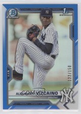 2021 Bowman Chrome Prospects Blue Refractor 122/150 Alexander Vizcaino 0b5f