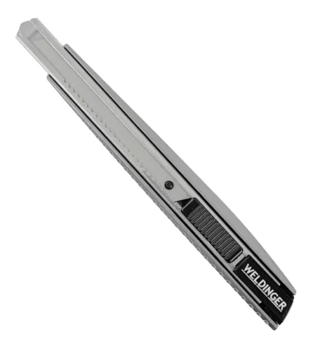 Cuttermesser 9 mm aus Metall auch für Linkshänder geeig. universal Teppichmesser