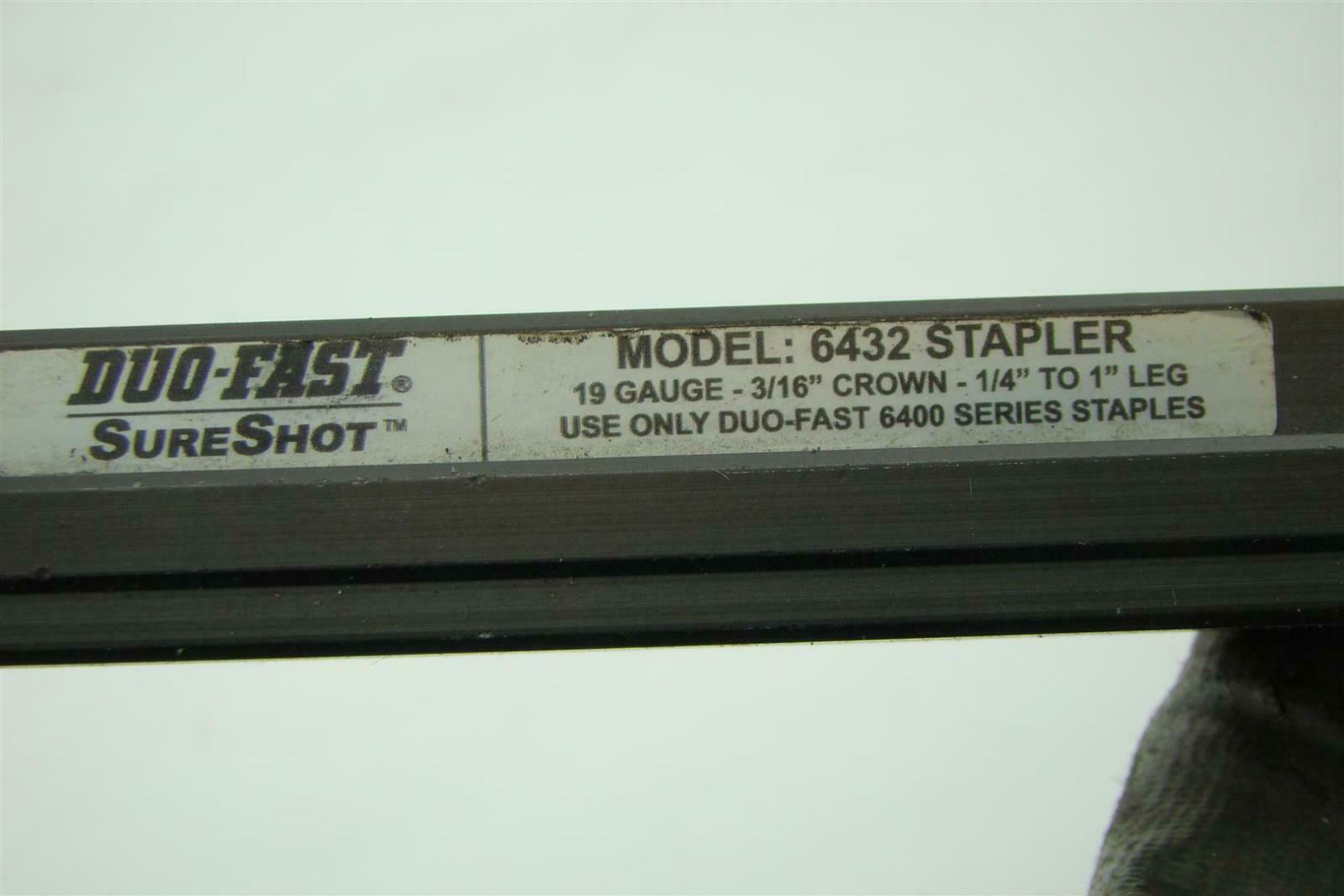 Stepler Fast Duo-Fast SureShot Stapler 19 gauge 3/16