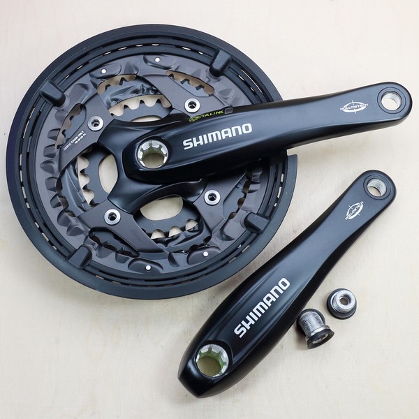 Shimano FC-T521 Octalink Kurbel 3X10 Fach 48 36 26 ZäHne 170 Mm Schwarz-image