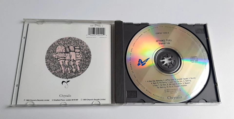 ►JETHRO TULL ►STAND UP (1969) ►CD ALBUM ►PROGRESSIVE FOLK ROCK PROG FLUTE - Bild 2 von 3
