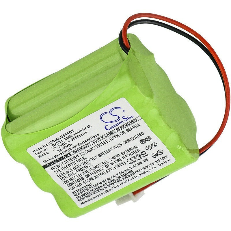2000mAh 7.2V 228844 6MR2000AAY4Z Batt1 BATT2X Battery for 2GIG Go