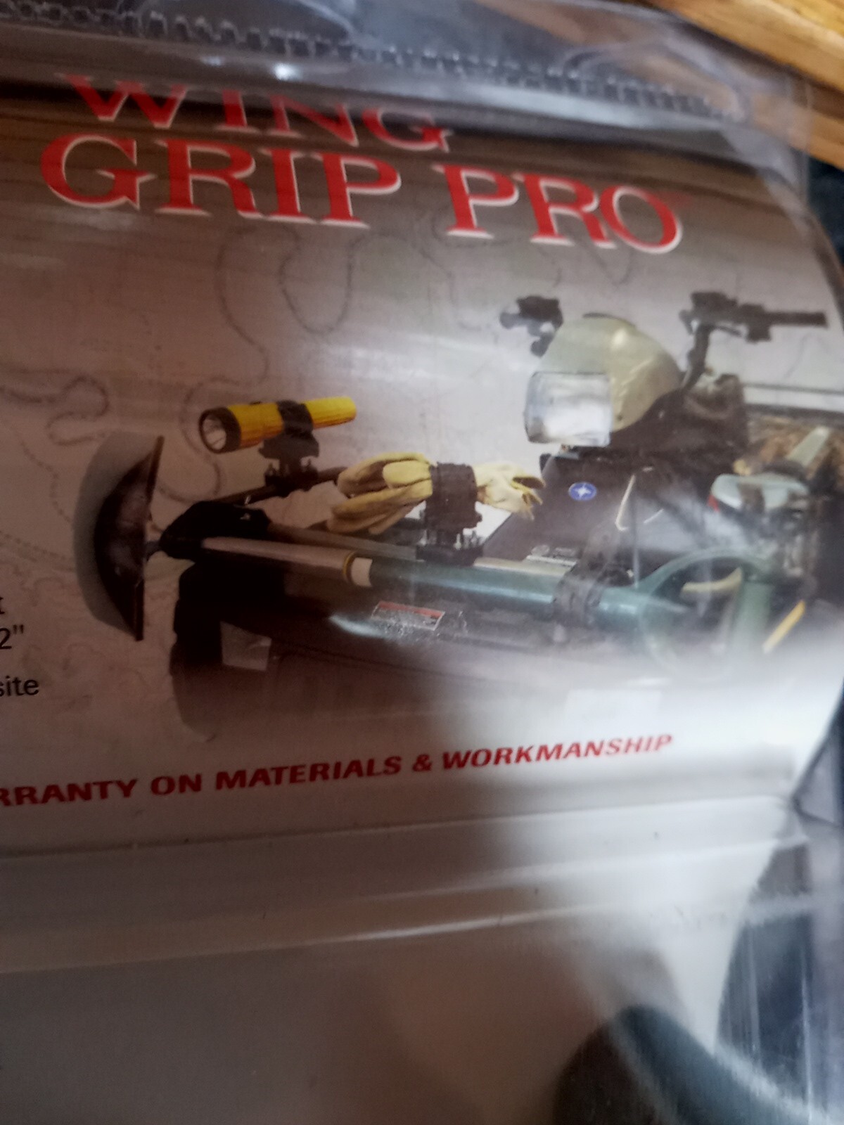 ATV  Wing Grip Pro Mad Dog Gear  - Attach tools- guns- gear to racks to ATV -