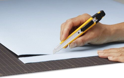 OLFA Cutter 215B A+ JAPAN Blade Auto Lock Utility Hobby Graphic Art Design Knife - Picture 10 of 10