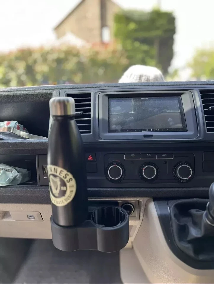 Portavasos para Volkswagen Transporter T6 - Impreso en 3D en PETG - hasta 76 mm Foto 3 de 4