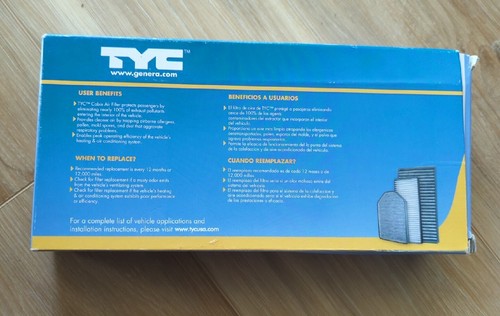 Repuesto de filtro de aire de cabina de aire acondicionado para 05-12 Nissan Pathfinder/05-19 Frontier nuevo. - Imagen 3 de 5