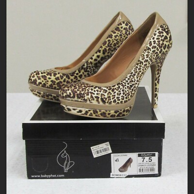 Baby Phat Chance Leopard Pump Size New in Box!