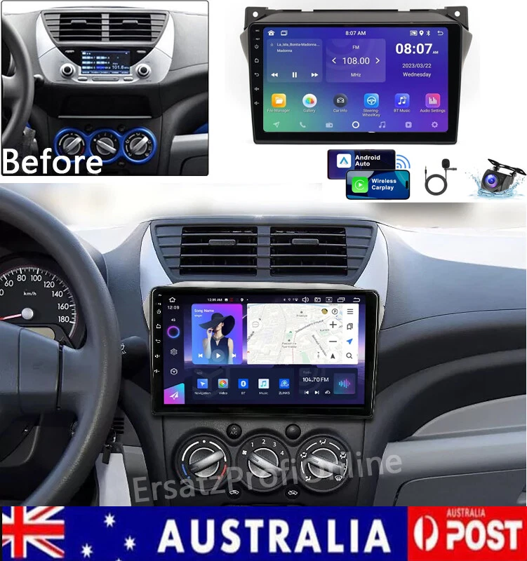 For Suzuki Alto 2009-2014 Wireless Apple Carplay Android auto Head unit +Camera - image 3 of 4