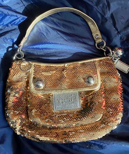 Vintage Coach Poppy Gold Gem