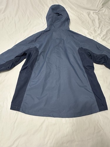 Columbia Jacket Mens XXL Blue Omni Tech 3D Discovery Point Shell NWT Read Below - Picture 3 of 13