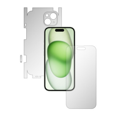 Clear Full Body Skin, Screen Protector+Wrap For Apple Iphone 15/Plus/Pro/Pro Max