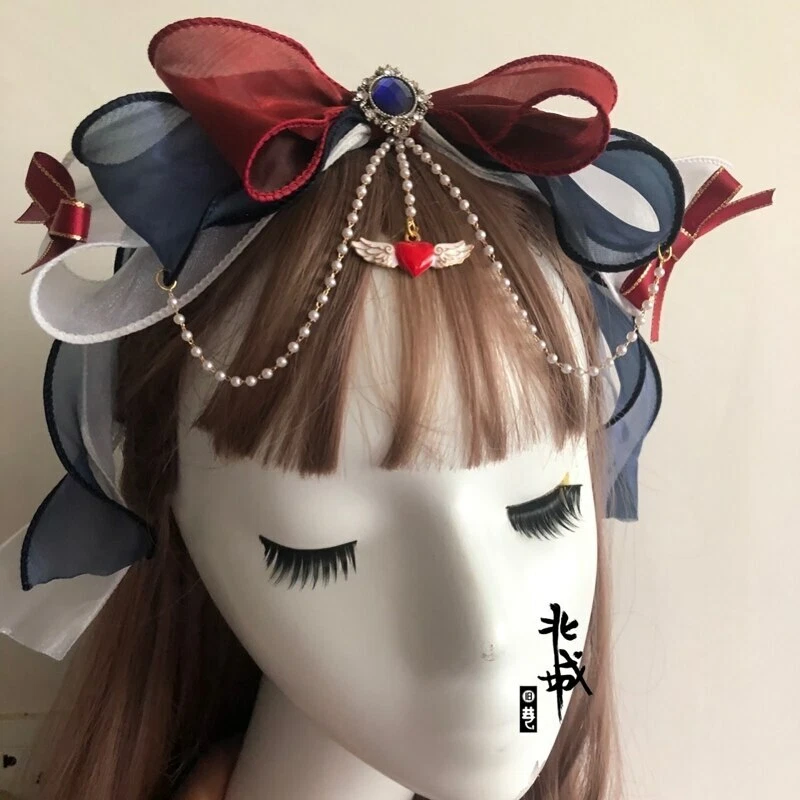 2022 Dulce Accesorios para el Cabello Mujeres Lavado Cara Diadema Elegante Zapato con Forma de Lazo  Foto 2 de 4