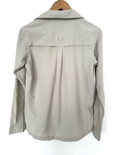 MOUNTAIN DESIGNS Womens Florentine Long Sleeve Hiking Shirt Sand Size 8 - Picture 9 of 11