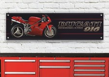 BR519B DUCATI 916 ORIGINAL FLEXIBLE WERKSTATT BANNER SCHILD KUNST