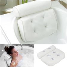 3D Mesh Bath Pillow Spa Pillow Head Rest for Hot Tub Bathtub with 6 Suction Cup