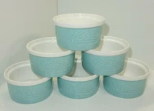 Dowan 4 Oz Ramekins, Ceramic Ramekin Sauce & Baking Cups, Creme Brulee Ramekins