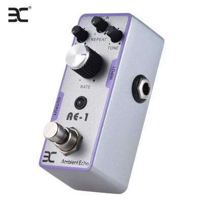 Echo Mini Guitar Effect Pedal Premium Ambient Delay Reverb True Bypass Style 9V