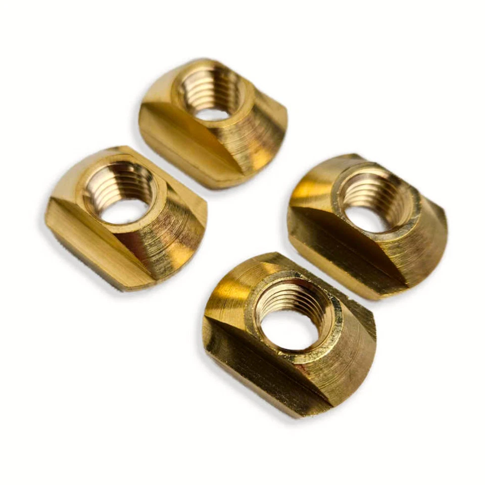 SixFeet - M8 Foil Mount Brass - Track Nut Nutenstein - Foilen **** 4er Pack **** - Bild 1 von 3