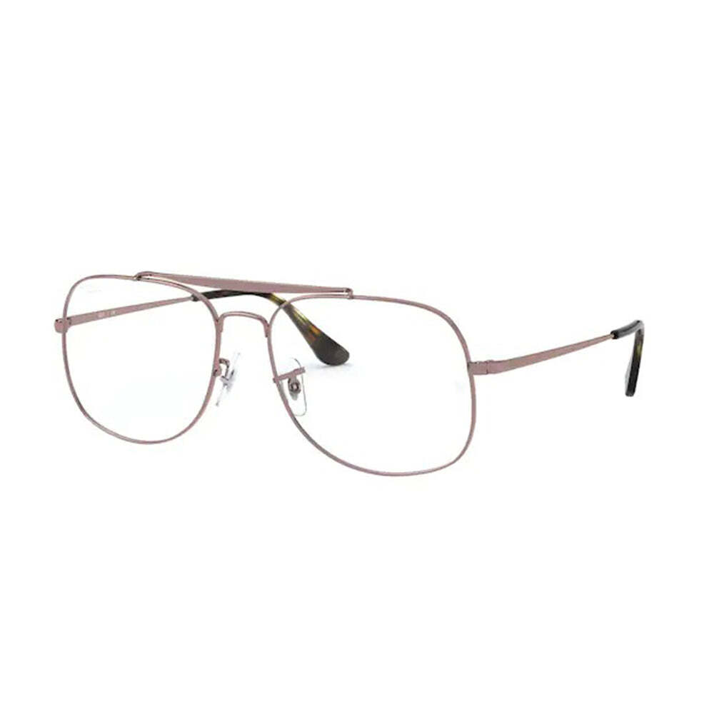 Aviator Reading Glasses Ray Ban 6389 The General 2531 Bronze 55 mm Hoya Lens