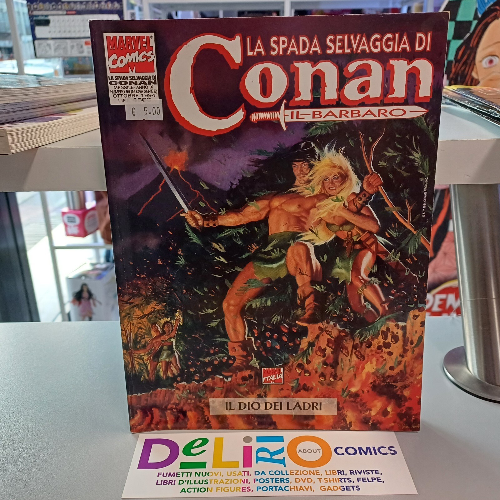LA SPADA SELVAGGIA DI CONAN IL BARBARO IL DIO... Ed. PANINI COMICS SCONTO 50%