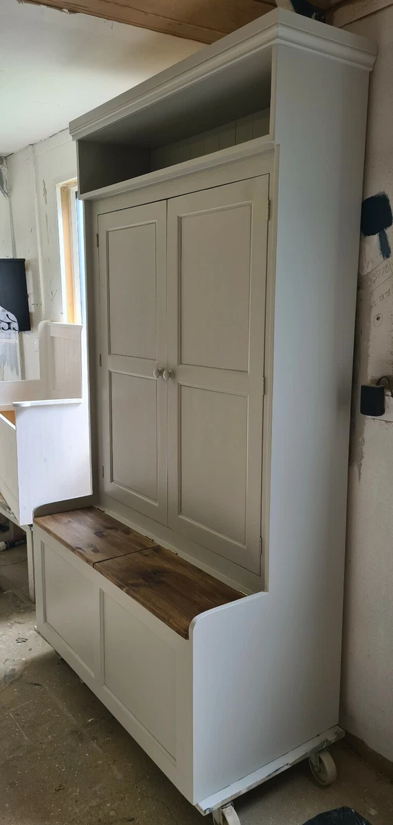 Hall stand with storage cheap bench
