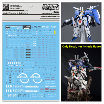 D.L high quality Decal water paste For 1/100 MG MSA-0011 EX-S EXS S