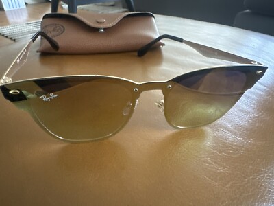 Ray-Ban RB3576 142 0-145mm Gold Square Gold Polarized Sunglasses