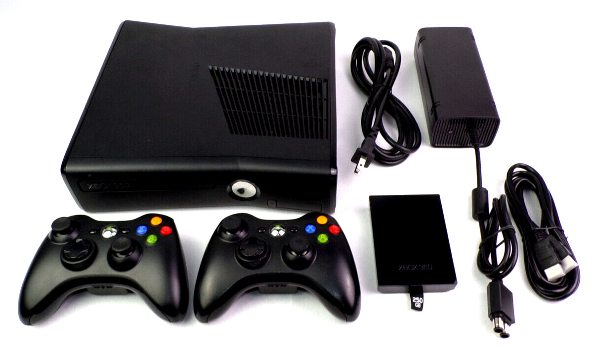 Microsoft Xbox 360 E 250GB Video Gaming Console Black With HDMI