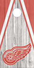 Cornhole Board Wraps Decals Vinyl Stickers Set of 2 - Detroit Red Wings