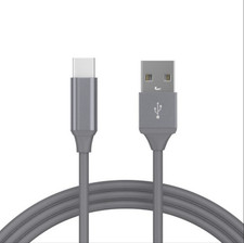 6 Ft USB Type-C Cable Metallic Space Grey - Just Wireless - Fast Shipping - READ