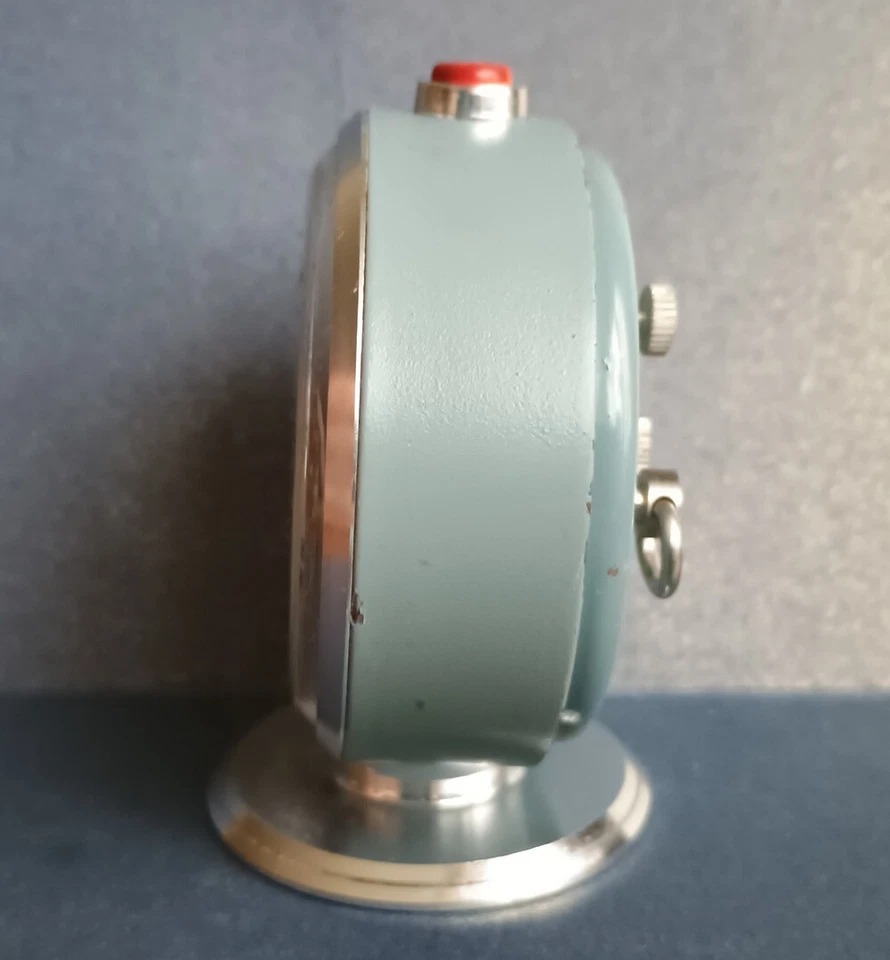 Reloj Despertador Eslava Soviético Vintage URSS Años 80~Perfecto Estado #64252 Foto 4 de 4