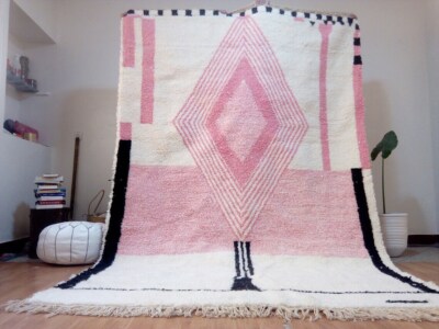 5x8|6x9|8x10|9x12|10x14|12x15|12x18 Marokkanischer Handgeknüpfter Teppich, Be...