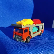 Lesney Matchbox Superfast 11f Bedford Car Transporter Unpainted Metal Base