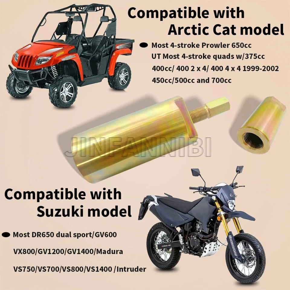 Kit de herramientas extractor de volante de inercia 50 mm x 1,5 para Suzuki GV1400 VS750 VX800 LTA500 LTF500 Foto 3 de 4