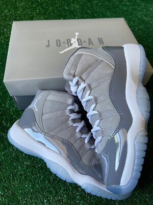 Nike Air Jordan 11 Retro GS 'Cool Grey' 2021 Sneakers Size 4Y
