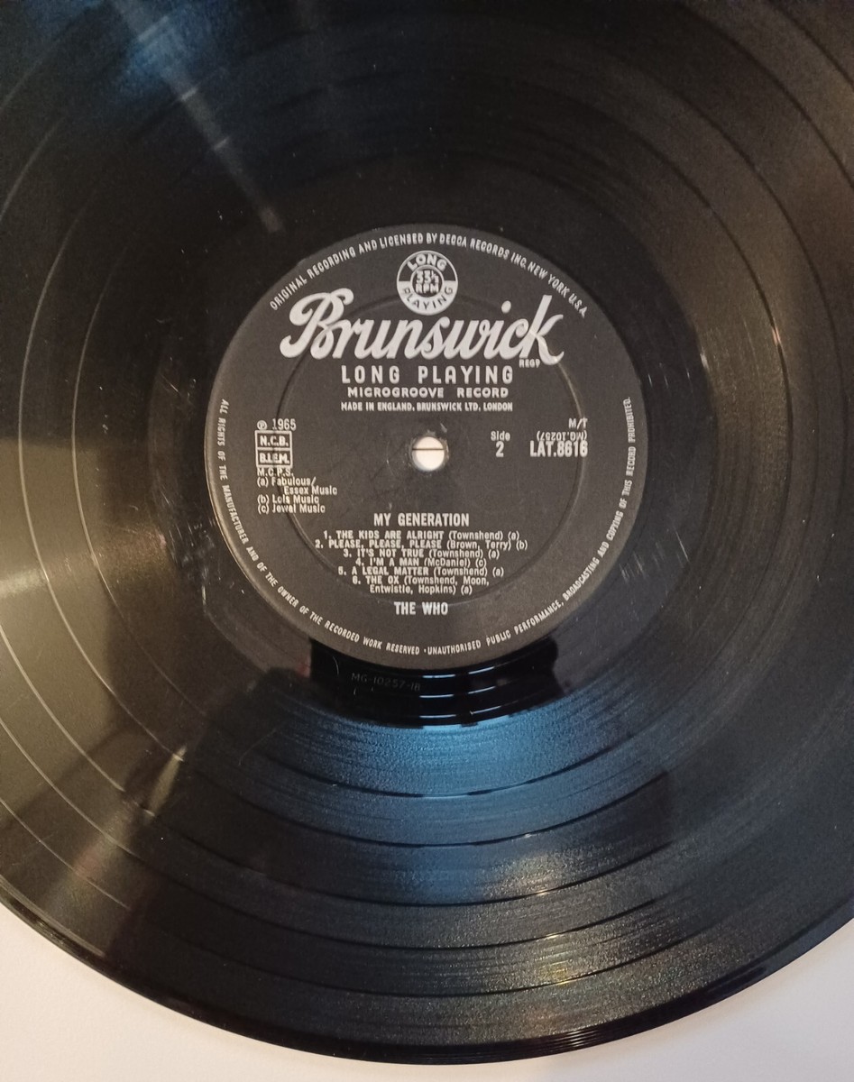 ７インチ★WHO★My Generation UK Brunswick オリジナ Who,The ザ・フー/My Generation Original UK LP Ver.